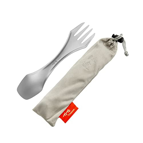 Outdoor Titanium Spork Camping Hiking Backpacking Fork Cutlery Utensil Tools hot